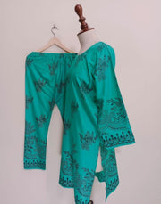 2 PCS WOMEN'S STITCHED LAWN PRINTED SHIRT AND TROUSER