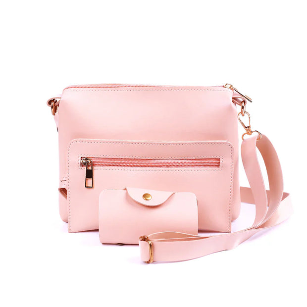 DELICACY 4 PCS T- PINK HANDBAG