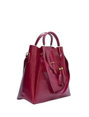 ALEXA 3 PIECE MAROON HANDBAG