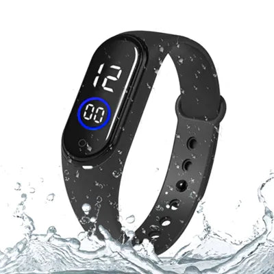 LED Display Touch Screen Digital Sports Watch